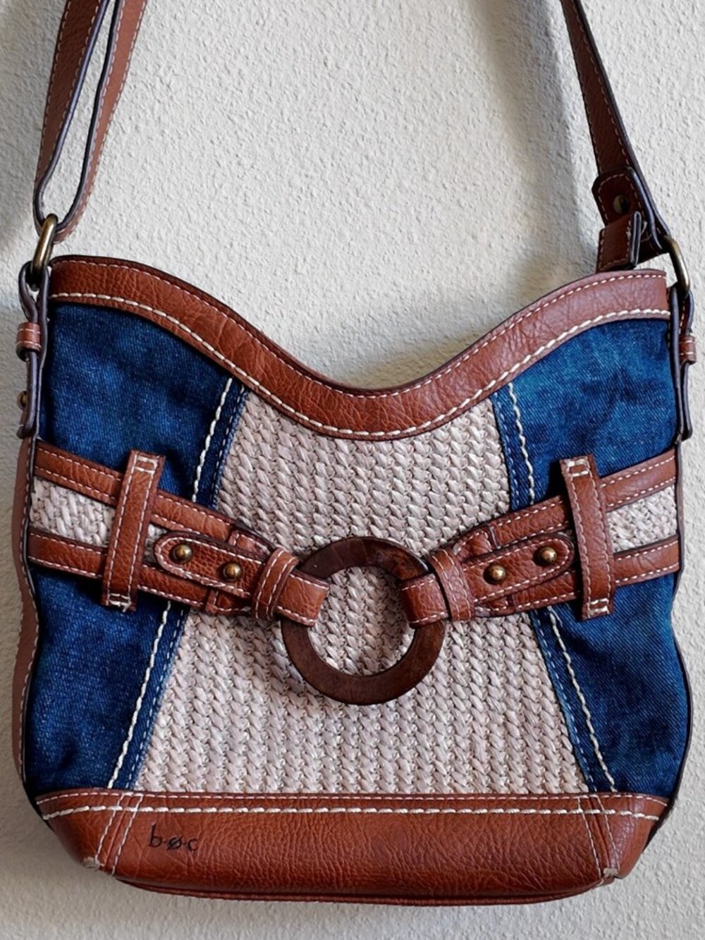 BOC denim crossbody purse BOHO/Western